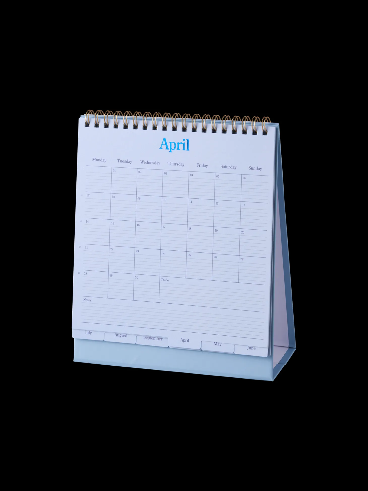 Månedlig Skrivebordskalender