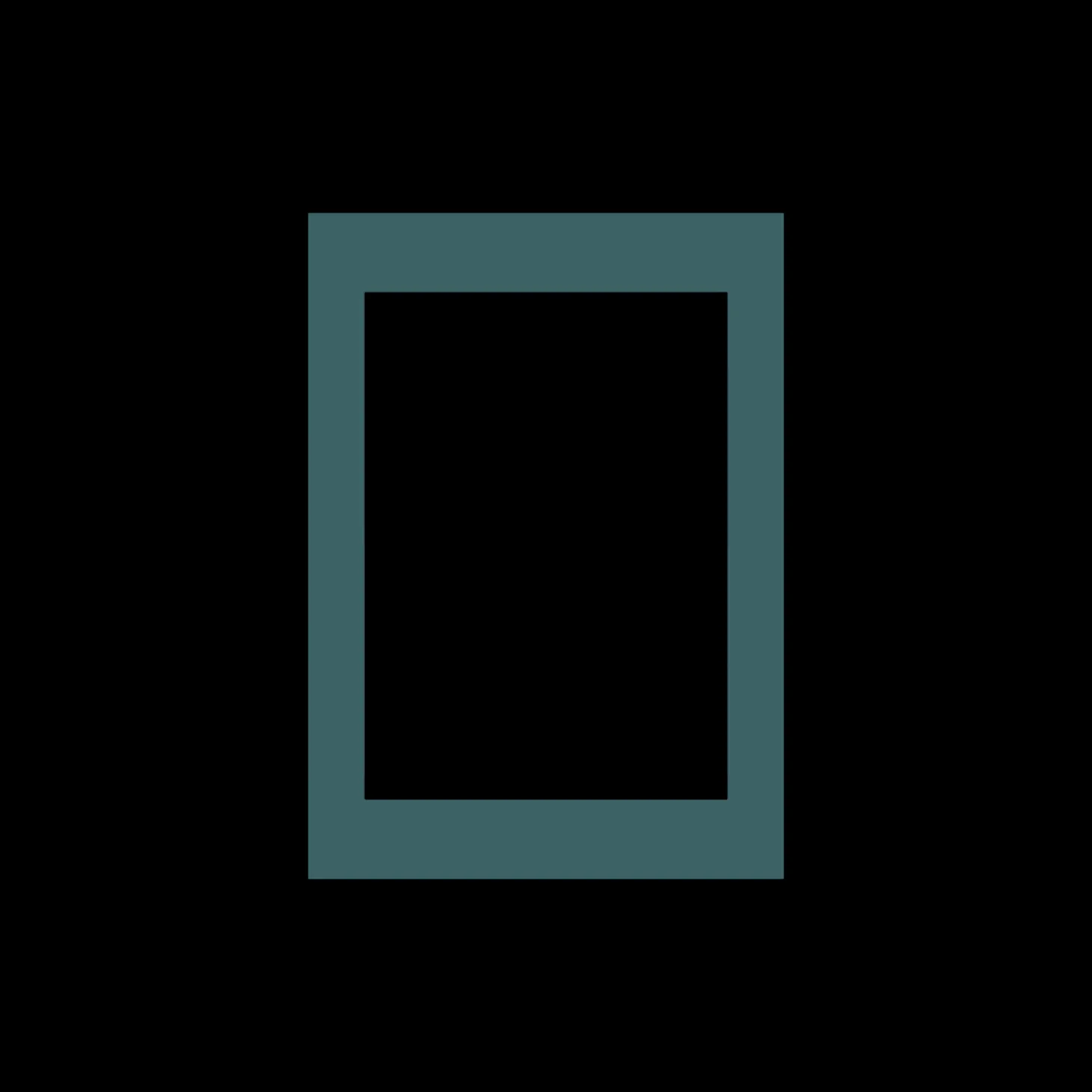 Passepartout Indian Teal – 50 X 70 / 40 X 50 Cm