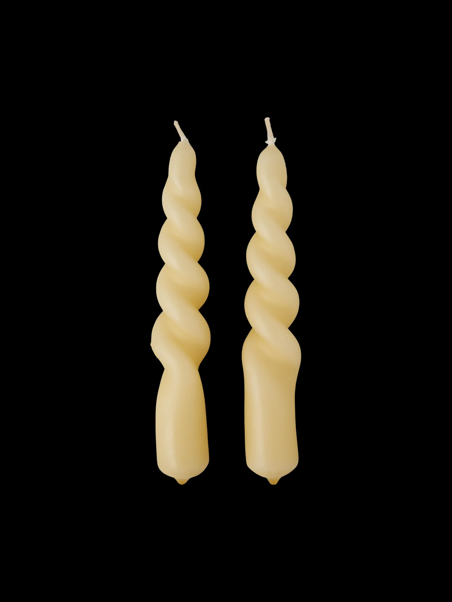Vridd Lys 14 Cm – 2 Stk